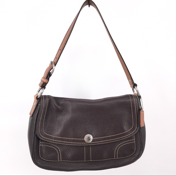 Coach Bags Coach Dark Brown Leather Shoulder Bag F2336 Poshmark